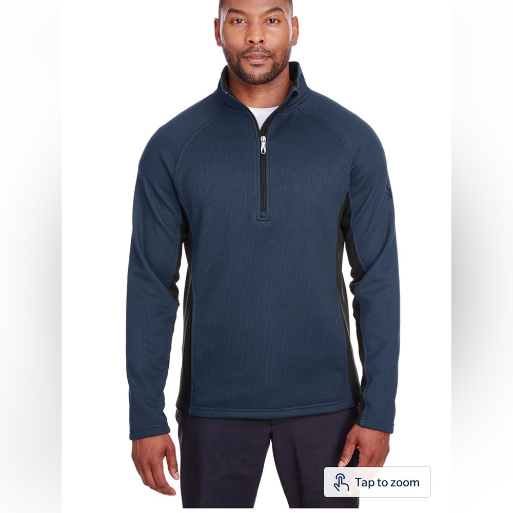 Spyder fleece lined quarter zip